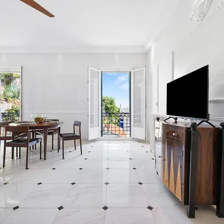 Apartment Alexandra Palace, Belle Epoque Menton, Vue Mer, Parking Menton